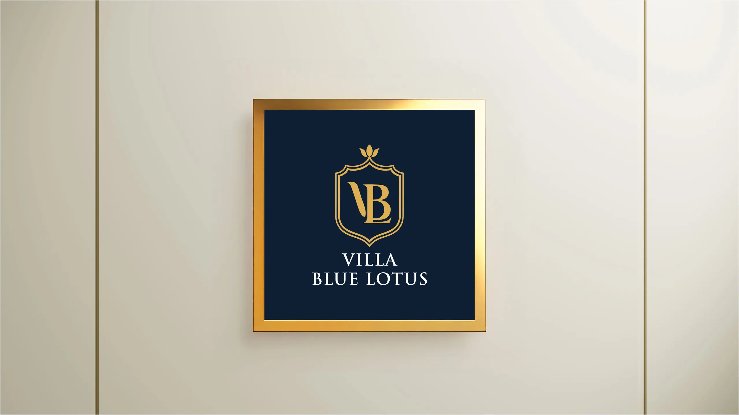 Villa Blue Lotus brand identity 4